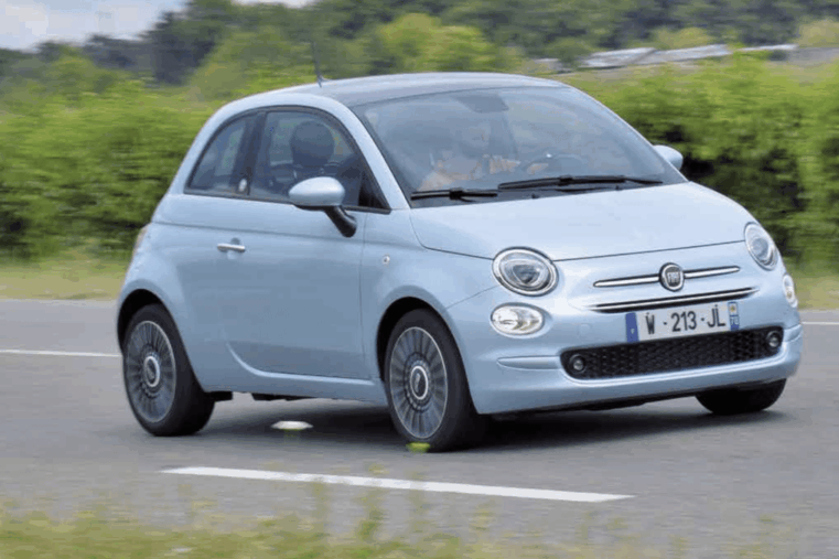 Fiat 500 Hybrid front