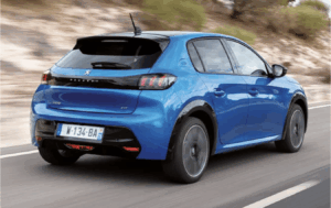 Peugeot e-208 arrière