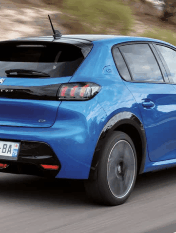 Peugeot e-208 arrière