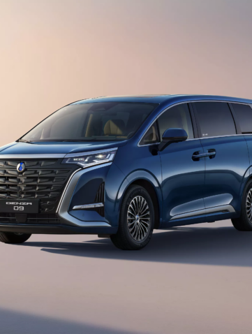 Denza D9 DM-i photo studio