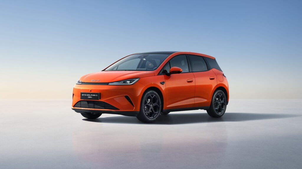 BYD Dolphin G DM-i 2026 coloris orange lancement Europe segment B