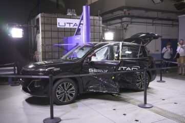 Geely Galaxy M9 exposé après les essais de sécurité à l’UTAC
