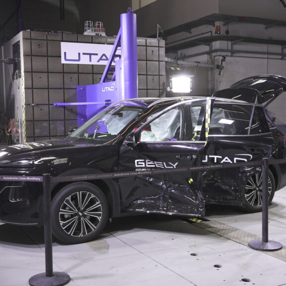 Geely Galaxy M9 exposé après les essais de sécurité à l’UTAC