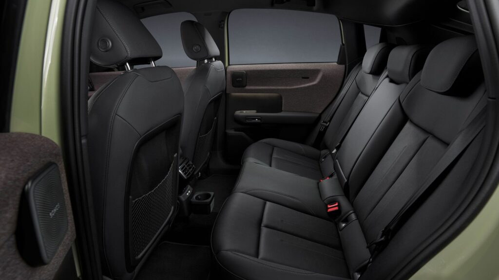 Places arrière de l’Audi A2 e-tron