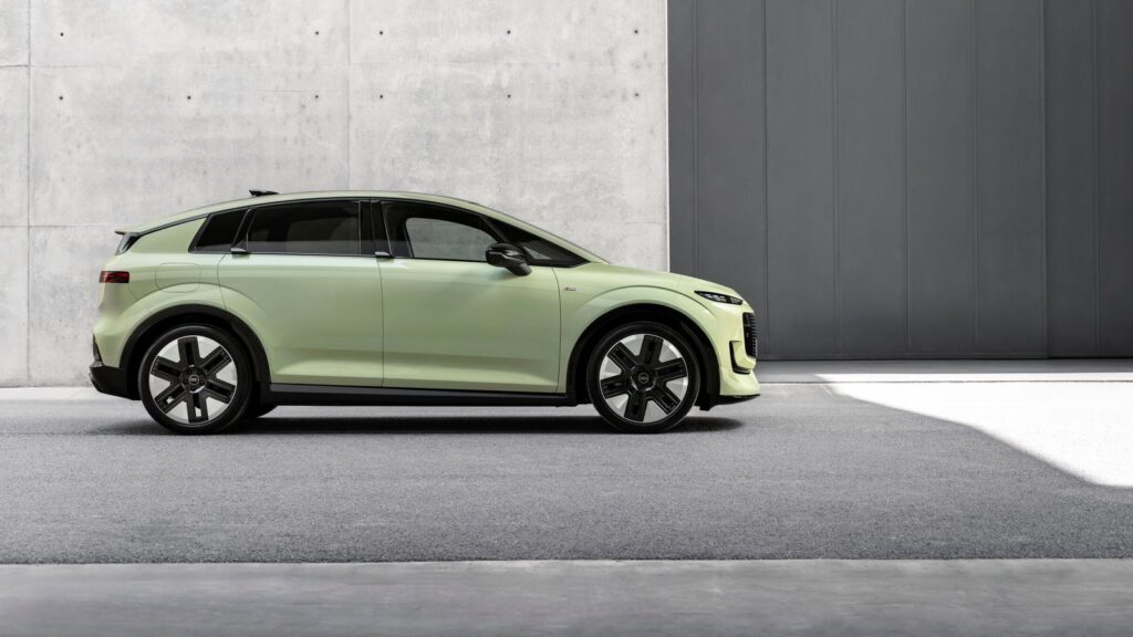 Audi A2 e-tron 2026 vue de profil
